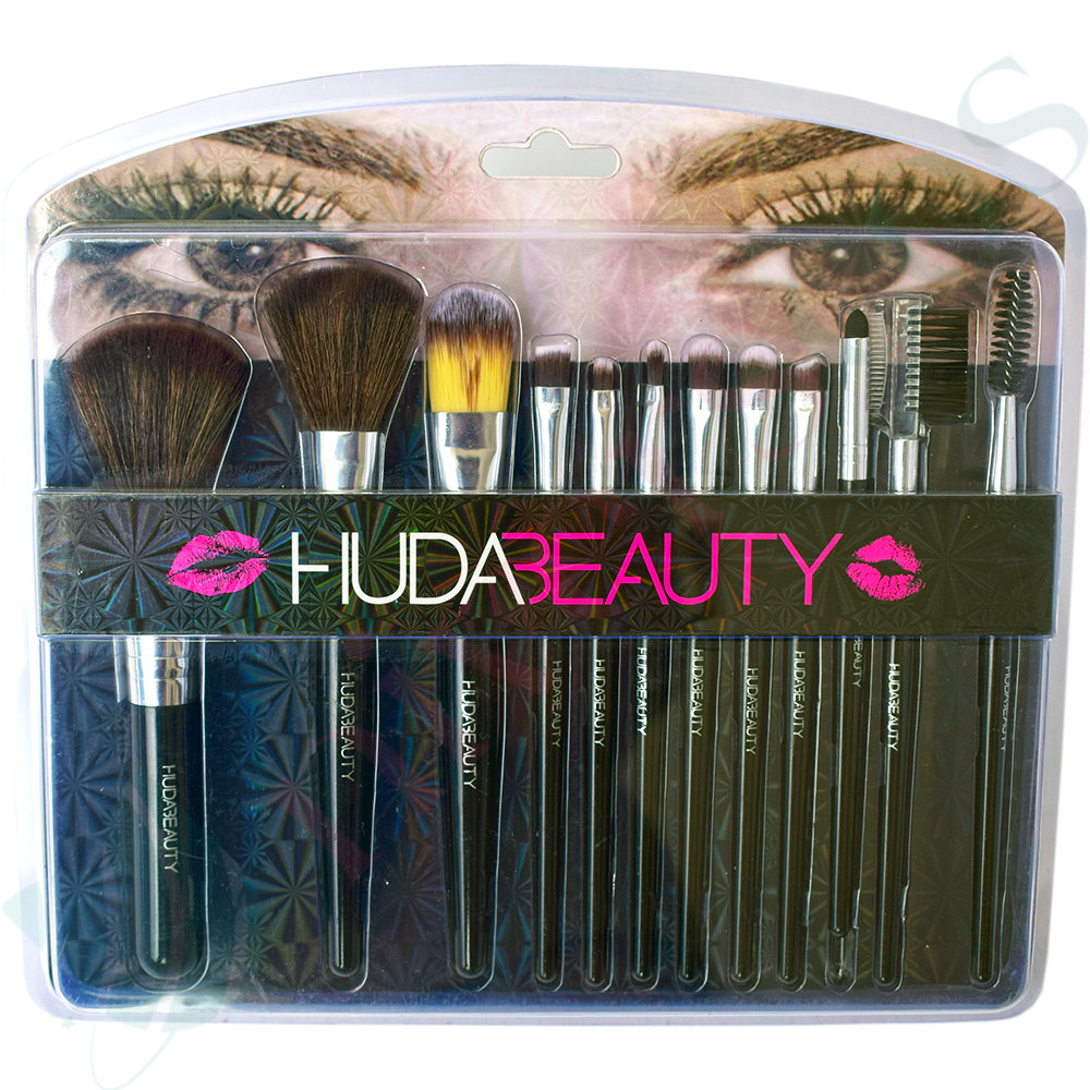 طقم فراشي مكياج من هدى بيوتي قطعة 12 1 طقم فراشي مكياج من هدى بيوتي قطعة 12