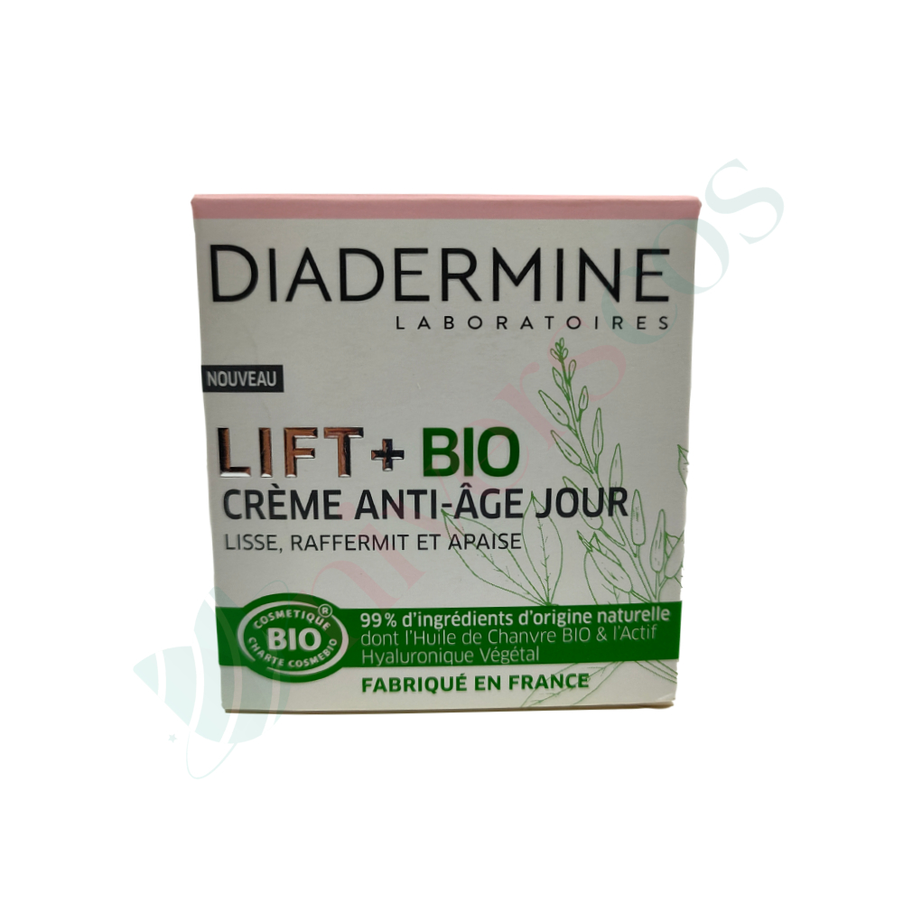 Diadermine Lift plus Bio Créme Anti Age jour 1 Diadermine Lift plus Bio Créme Anti Age jour